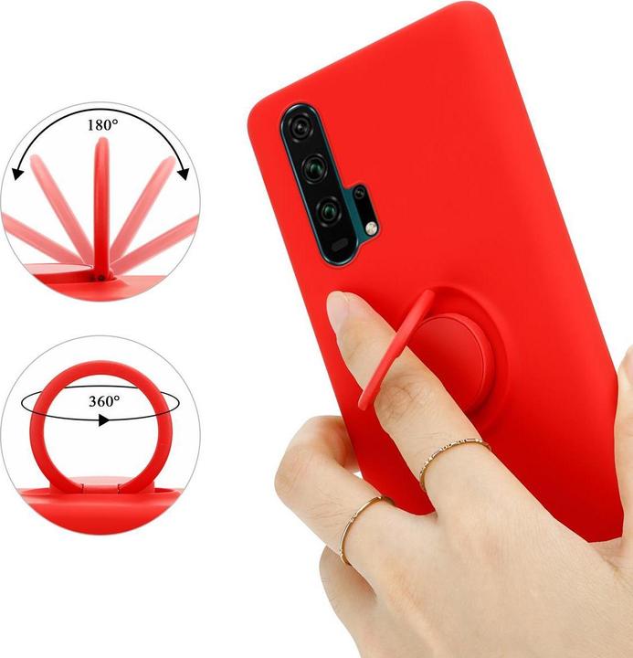 Image du produit Cadorabo TPU Liquid Ring Silicone Case Cover (Honor 20 Pro)