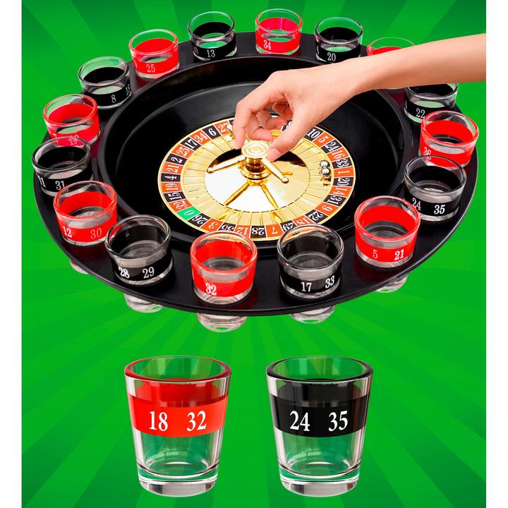 Actual product image Widmann Roulette drinking game