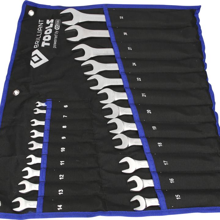 Actual product image Brilliant Tools Combination wrench, 21 pcs. (19 mm, 8 mm, 10 mm)