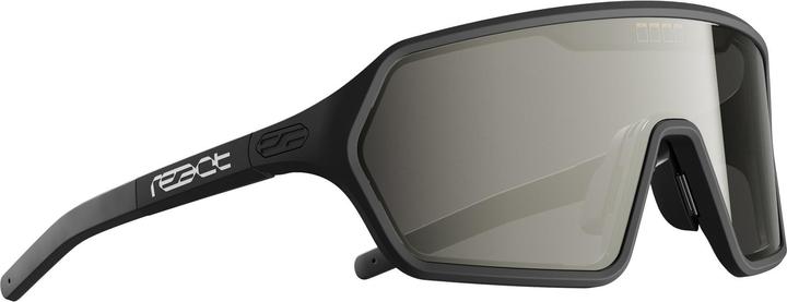 Immagine prodotto React rev onyx/nero Occhiali da sole stretti (Onice Nero, Rivestimento a specchio argentato)