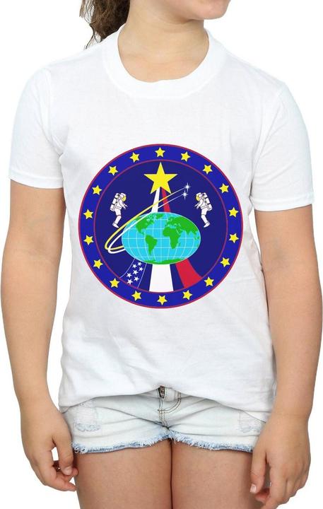 Immagine prodotto Nasa Classic Globe Astronauts Maglietta Ragazze (140, 146)