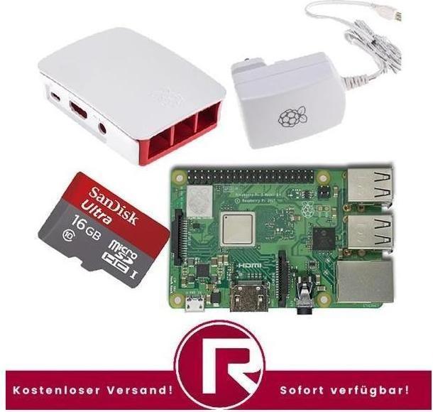 Produktbild Raspberry Pi EB6607 - 3 Modell B Starterkit Weiss
