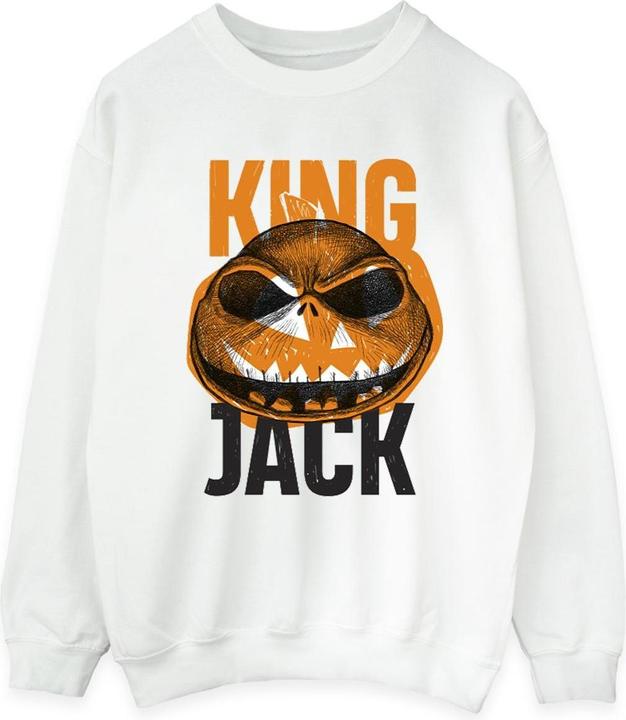 Actual product image Disney Womens/Ladies The Nightmare Before Christmas King Jack Sweatshirt (L)