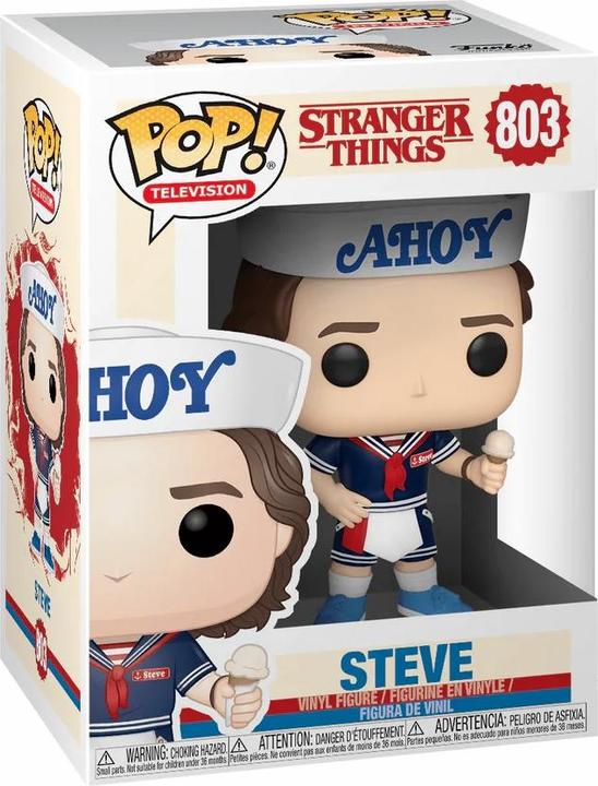 Actual product image Funko POP! - Stranger Things: Steve (Hat & Ice Cream)