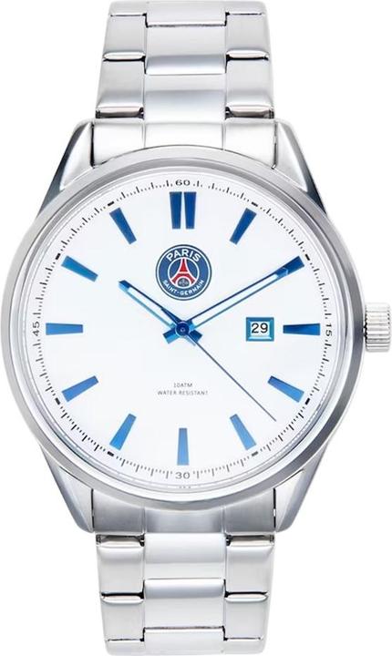 Actual product image Paris Saint Germain Mens Stainless Steel Wristwatch (40 mm)