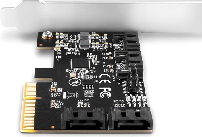 Immagine prodotto Axagon PCES-SA4X4 Controller PCIe 4x porte SATA 6G interne + LP