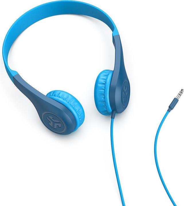 Actual product image JLab Audio JLAB JBuddies Pop Headphones On Ear blue,wired