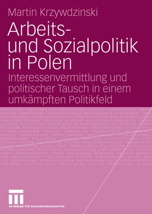 Produktbild Arbeits- und Sozialpolitik in Polen (Martin Krzywdzinski, 2007)