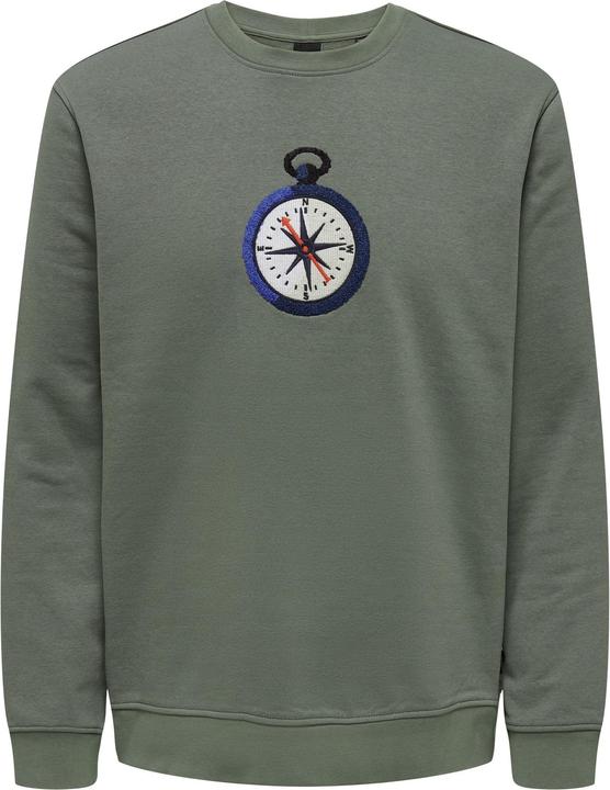 Only & Sons Print Sweatshirt (L)