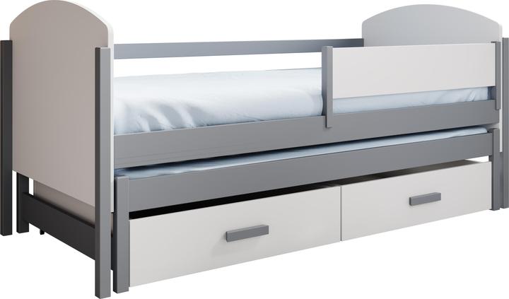 Produktbild ADRK Furniture Kinder-Doppelbett Olen 180x80 mit Matratze (180 x 80 cm)