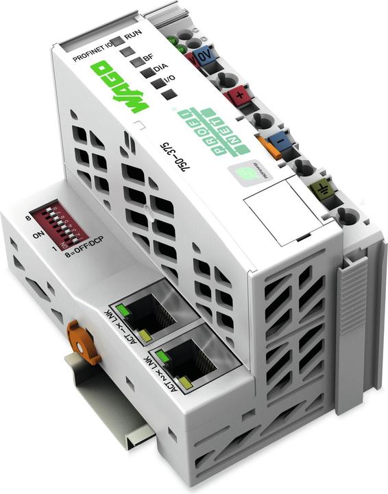 Produktbild Wago 750 PLC CPU, zum Einsatz mit WAGO-I/O-SYSTEM 750 bis PROFINET-IO (Analogaktor)