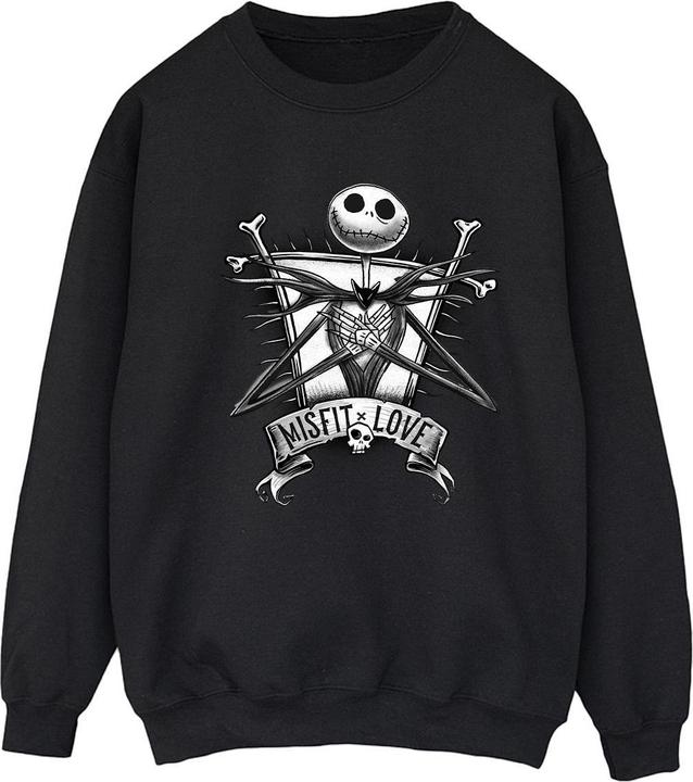 Actual product image Disney Womens/Ladies The Nightmare Before Christmas Misfits Love Sweatshirt (S)