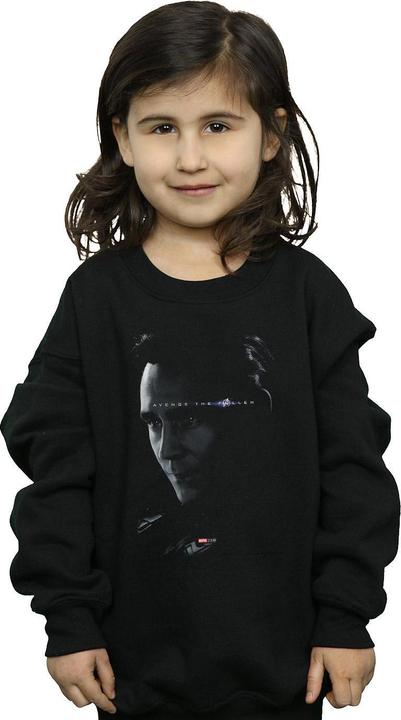 Actual product image Girls Avengers Endgame Avenge The Fallen Loki Sweatshirt (128)
