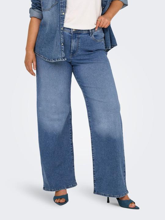 Actual product image Only CARSALLY Mittlere Taille Weiter Beinschnitt Jeans Jeans mit weitem Bein (46)