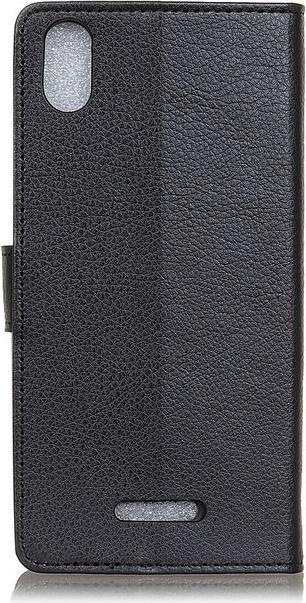 Actual product image MU Classic Litchi Leather Bookcover Series (Wiko Y61)
