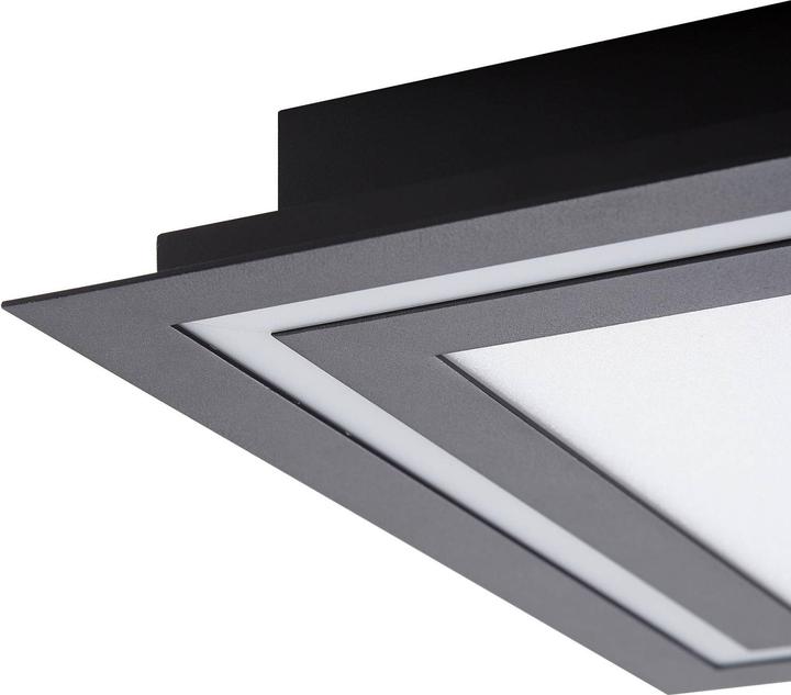 Produktbild Lucande Leicy LED-Deckenlampe RGBW schwarz 34cm (890 lm)