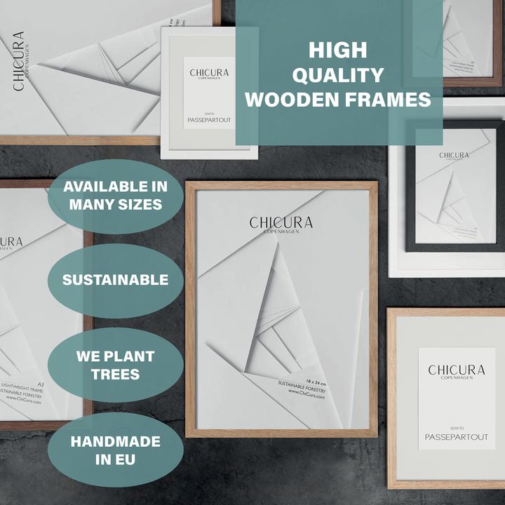 Actual product image ChiCura Wooden Frame - Acrylic (70 x 100 cm)