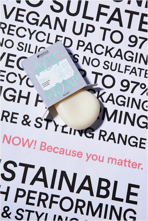 Produktbild Indola ACT NOW - Solid Shampoo (Festes Shampoo)