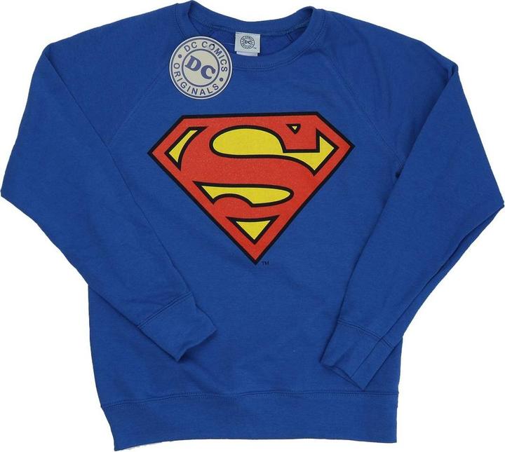 Superman Logo Boyfriend Fit Sweatshirt