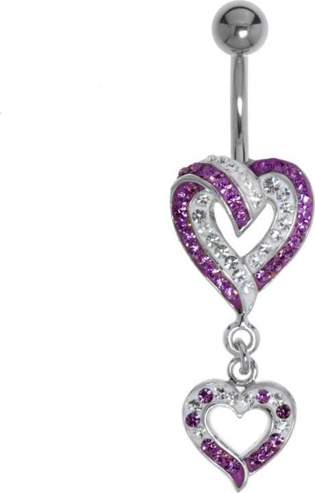 Bijouteria Bauchpiercing (Edelstahl, Messing, Kristall)