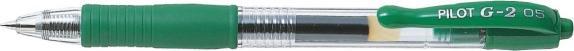 Actual product image Pilot Gel pen G2 05, green (Transparent, Green, 1 x)
