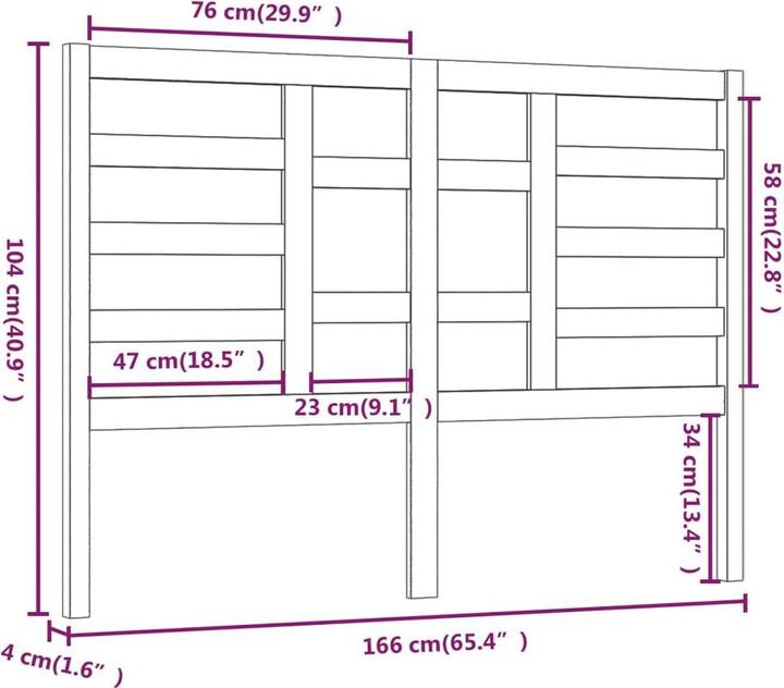 Image du produit VidaXL Edan (166 x 4 x 104 cm)