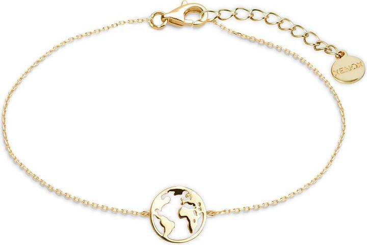 Actual product image Xenox globe bracelet (18.50 cm, Silver 925)