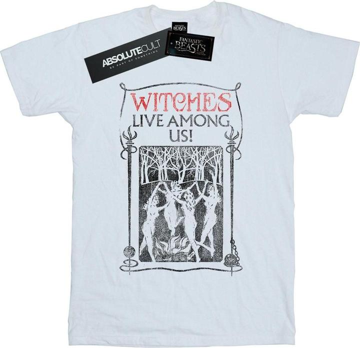 Image du produit Fantastic Beasts - T-shirt WITCHES LIVE AMONG US - Femme (XL)