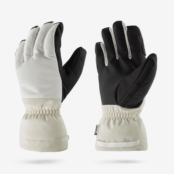 Wedze Skihandschuhe Erwachsene warm - 500 weiss (XL)