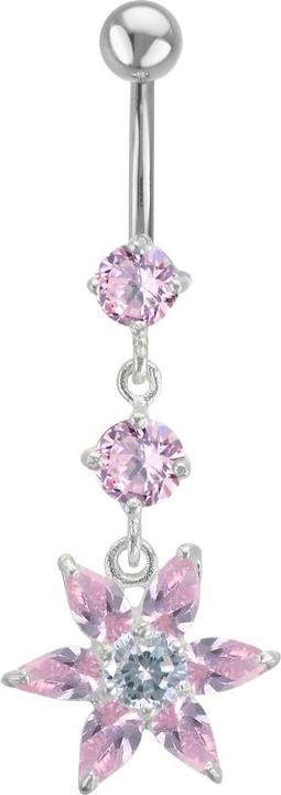 Bijouteria Bauchpiercing (Edelstahl, Silber 925, Zirkonia)