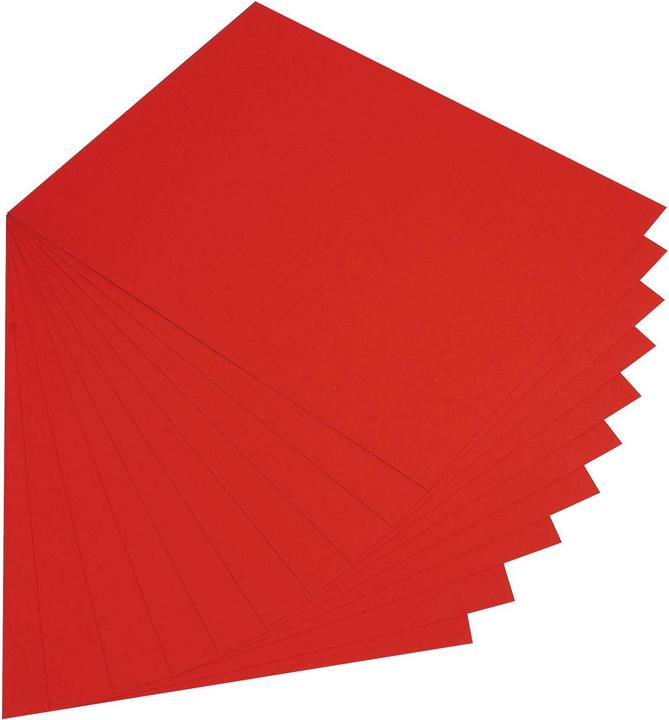 Image du produit Folia Papier toner, DIN A4, 130 g/qm, rouge vif (130 g/m², 100 x)