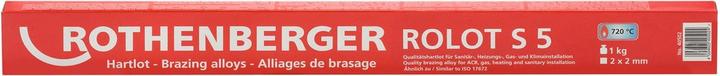 Actual product image Rothenberger ROLOT S5, similar to ISO 17672, 2x2x500mm, 1kg