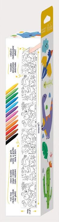Immagine prodotto Avenir Set di pastelli a cera Mondo dei Dinosauri (Colorato, 12 x)