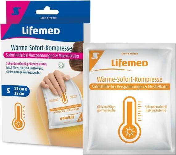 Lifemed Wärme Sofort-Kompresse 15 x 13 cm weiss (1 x, 1950 ml)