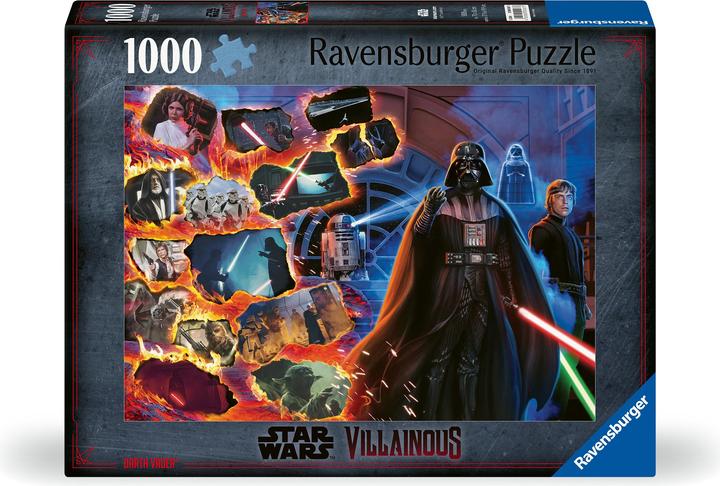 Immagine prodotto Ravensburger Puzzle 12000267 - Darth Vader - Puzzle di Guerre Stellari da 1000 pezzi per adulti (1000 pezzi)