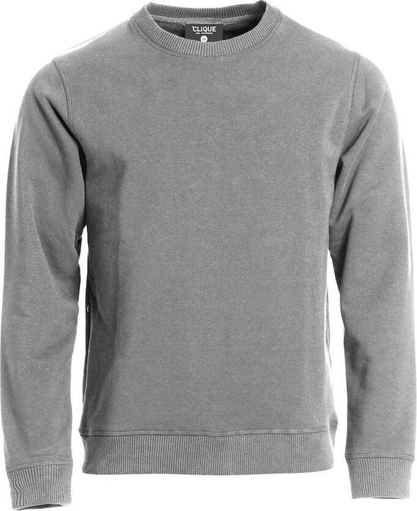 Image du produit Clique Sweatshirt Classic Roundneck, gris chiné, taille unisexe : L (L)