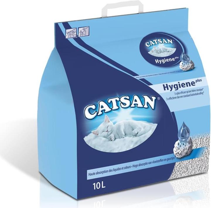 Productafbeelding Catsan Hygiëne Plus (Niet-klonterend, Biologisch afbreekbaar, Neutraliserend, 4.82 kg)
