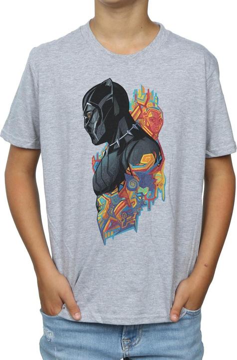 Actual product image Boys Black Panther Profile T-Shirt (152, 158)
