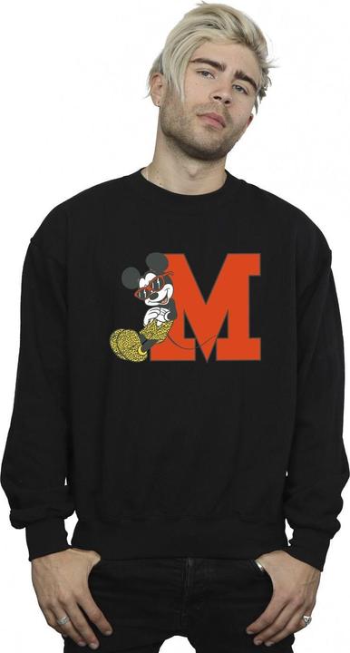 Actual product image Disney Mens Mickey Mouse Leopard Trousers Sweatshirt (S)
