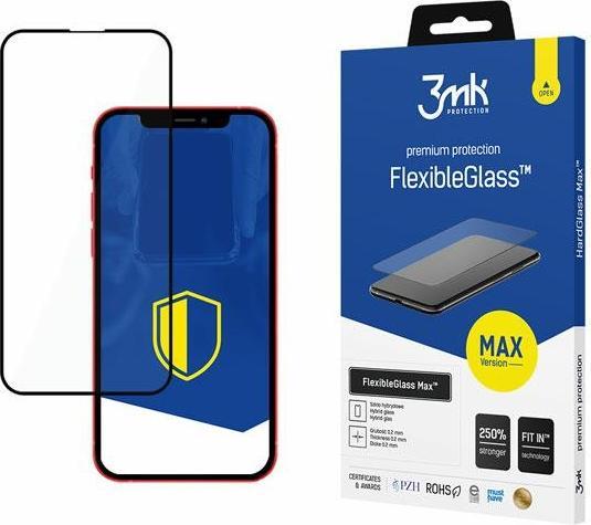 Produktbild 3MK FlexibleGlass Max Bildschirmschutz, Display Folie (1 Stück, Apple iPhone 13)