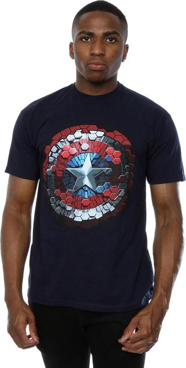 Produktbild Captain America Civil War Hex Shield TShirt (S)