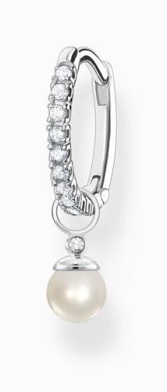 Produktbild Thomas Sabo Einzel Creole mit Perlen Anhänger Silber (925er Silber)