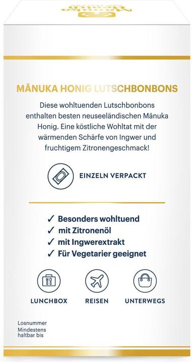 Valori nutrizionali e ingredienti Manuka Health MGO 400+ Manuka Lutschbonbons (1 Pezzo/i)