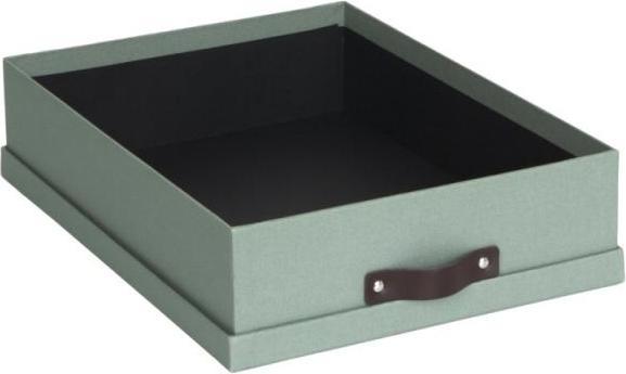 Actual product image Bigso Box linen cover Oskar Teal Soft