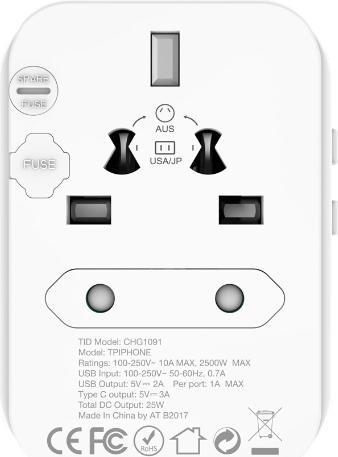 Produktbild Energizer AV Ultimate Adapter – EU-Reiseadapter
