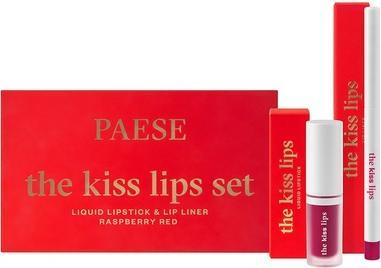 Paese Paeseset The Kiss Lips Lippenstift 05 Himbeerrot - 34ml (05 Raspberry Red)