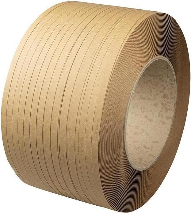 Actual product image Transpak Strapping tape width 12mm length 2000m thickness 0.6mm kraft paper (2 Piece)