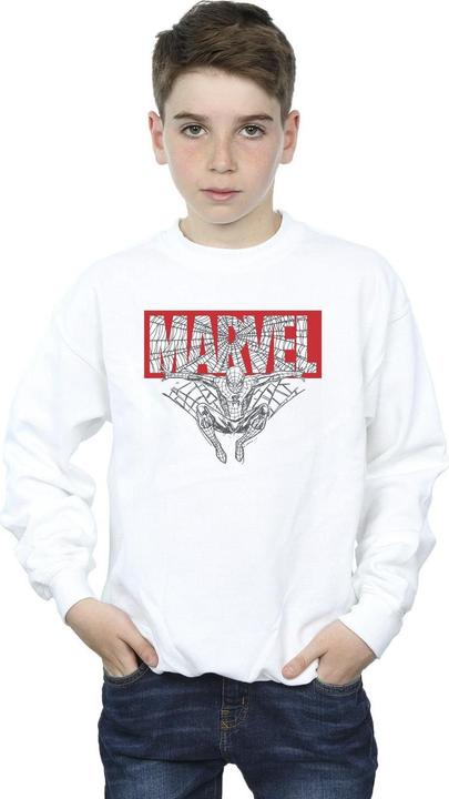 Immagine prodotto Spider Man Logo Red Felpa Ragazzi (128)