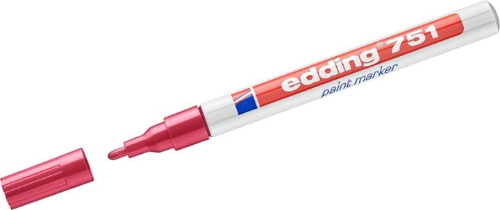 Immagine prodotto Edding 751 Marcatore a vernice lucida (Rosso, 1 mm, 1 x)