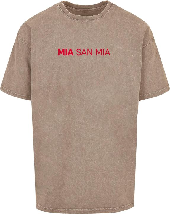 Immagine prodotto FC Bayern München Mia San Mia Red Acid Washed Heavy Oversize Tee - 111611 (L)